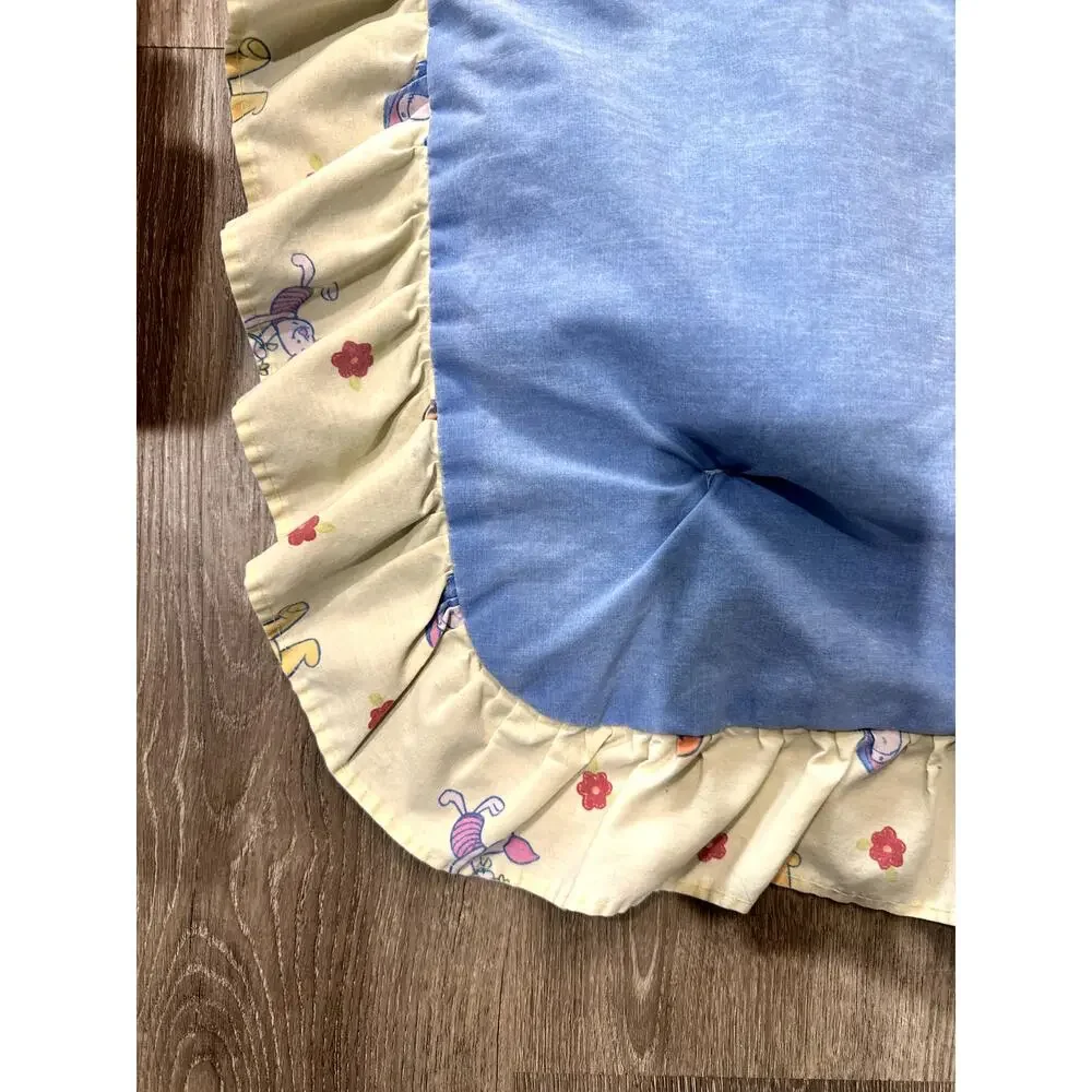 Vintage Winnie The Pooh Comforter Blanket Two Sided